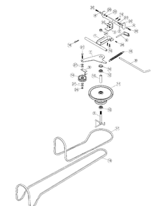 Drive 2011 And Before Diagram and Parts List for 19A40019 44Inch-100 Cub Cadet Lawn Tractor